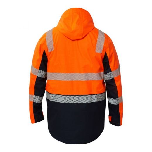 Picture of FLAME BUSTER FR HI VIS WET WEATHER 3 IN 1 SEGMENTED REFLECTIVE JACKET